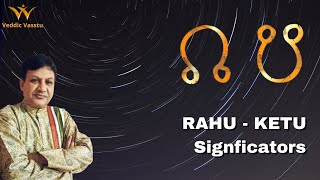 RAHU  KETU SIGNIFICATORS In KP Astrology [upl. by Ocinom]