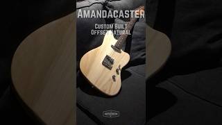 🌲 Amandacaster Custom Built Offset Natural customguitar offsetlife GuitarNichecom shorts [upl. by Alexi]