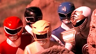 Mighty Morphin Power Rangers  All Ranger Morphs  Power Rangers Official [upl. by Ehctav]