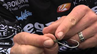 How to tie a Snell Knot with Aaron Martens [upl. by Allesor]