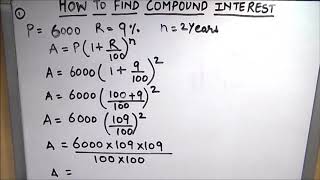 Deducing a Formula for Compound Interest and NCERT Example 8  Class 8 Maths Ch 7  CBSE 202425 [upl. by Olinde]