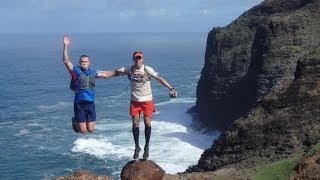 Running the Kalalau Trail in One Day on the Napali Coast  Hanakapiai amp Hanakoa Falls Ultra [upl. by Ron109]