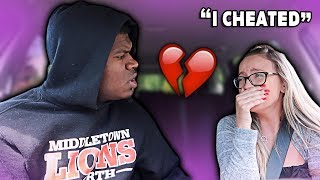 I CHEATED ON YOU PRANK ON GIRLFRIEND SHE CRIED [upl. by Assirehc]