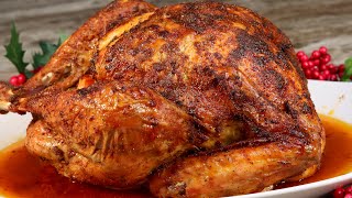 Easy Baked Turkey Recipe  How To Bake a Whole Turkey For Thanksgiving 2024 [upl. by Ettereve]