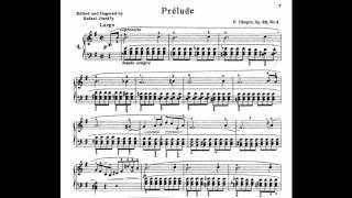 Frédéric Chopin Prelude in EMinor  Sheet Music [upl. by Hereld]