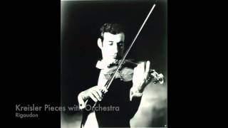 Kreisler Sicilienne and Rigaudon for Violin and Orchestra  Peter Zazofsky [upl. by Eelyah]