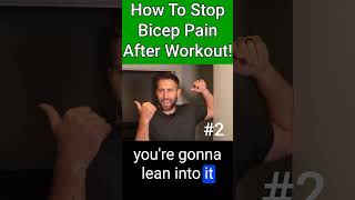 Stop Bicep Pain Essential Tips For A PainFree Workout shorts [upl. by Kloman677]