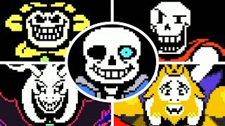 Undertale  All Bosses amp Endings [upl. by Attekahs204]