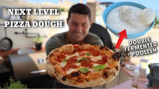 HOW TO MAKE NEXT LEVEL PIZZA DOUGH  DOUBLE FERMENTED  POOLISH [upl. by Japheth]