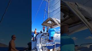 CATAMARAN YACHTING LAGOON 400 Cool Sailing Trips Saronic Islands Hydra Aegina catamaran yacht wow [upl. by Nivek812]