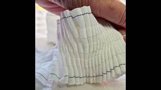 Ruffles in a standard pencil pleat curtain tape curtains sewing [upl. by Tamah960]