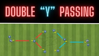 Double quotYquot Passing Drill  3 Variations  FootballSoccer [upl. by Otrebmuh43]