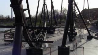 Heide Park Soltau Neuheit 2011 Dive Coaster quotKrakequot erste Aufnahmen  720p [upl. by Trilbie]