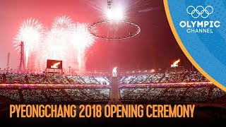 PyeongChang 2018 Opening Ceremony  PyeongChang 2018 Replays [upl. by Elatnahs]