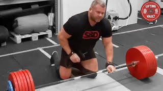 Strongman Attempts To Match Larrys Deadlift [upl. by Noral]