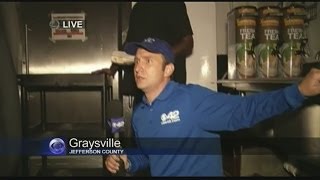 CBS42s Patrick Claybon recalls experience in Graysville tornado [upl. by Anyaled]