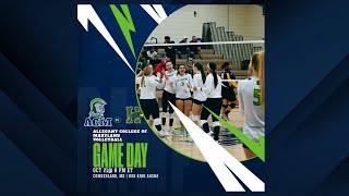 Allegany College of Maryland vs Hagerstown Community College Womens Varsity Volleyball [upl. by Doralynn]