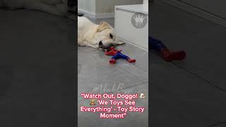 quotWatch Out Doggo 🐶🧸 We Toys See Everything  Toy Story Momentquot [upl. by Trah]