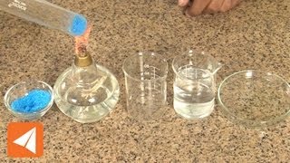 Water of crystallization and copper sulphate  Water  Chemistry [upl. by Gasper]