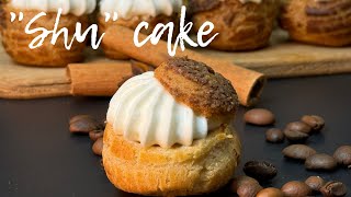 Easy Cream Puffs Best Recipe Crispy Cream Choux Choux Au Craquelin [upl. by Eintirb641]