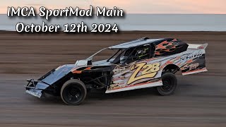 IMCA SportMod Main At Central Arizona Raceway 101224 [upl. by Ynaffat330]