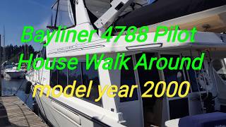 Bayliner 4788 Pilot House Walk Around [upl. by Sherline532]