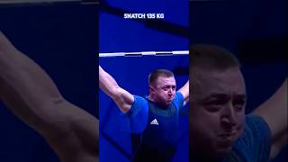 KONDRATIUK Dmytro Mens 81kg  Snatch 135 kg  European Weitghtlifting Championships 2023 👍 [upl. by Sarge]