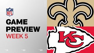 New Orleans Saints vs Kansas City Chiefs  2024 Week 5 Game Preview [upl. by Yesrod]