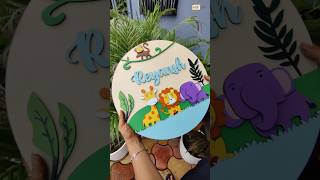 Customized Kids Name Plate 🎨 nameplate kids short shortsvideo [upl. by Mrots]