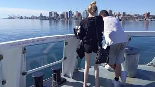 Taking the Ferry from Dartmouth to Halifax  Sept 1 2020 [upl. by Dickinson317]