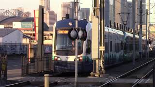 Seattle  Sound Transit LightRail 13 SICK Ebell [upl. by Airalednac]