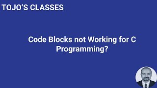 Code blocks not working for C program compilation [upl. by Tews]