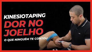 ESTABILIDADE DE JOELHO BANDAGEM FUNCIONAL KINESIOTAPING [upl. by Eelinnej36]