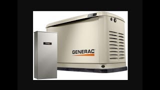 Generac 7175 Guardian 13kW Home Backup Generator with Whole House Switch WiFiEnabled [upl. by Hiltner]