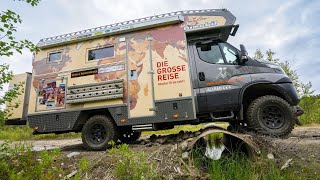 Expeditionsmobil EX 412 auf Iveco Daily 4x4  Roomtour und Offroadtest im Polarkreis [upl. by Gass]