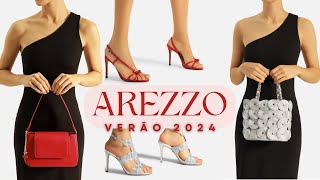 AREZZO VERÃO 2024  SAPATOS e BOLSAS da NOVA COLEÇÃO [upl. by Ruy]