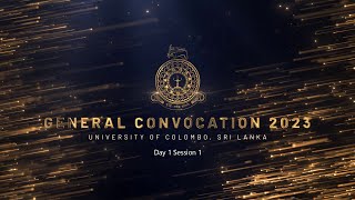 General Convocation 2023  Day 1 Session 1 [upl. by Ennahgiel]