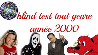 blind test tout genre année 2000 dessin animé série émission chanson film [upl. by Fusco]