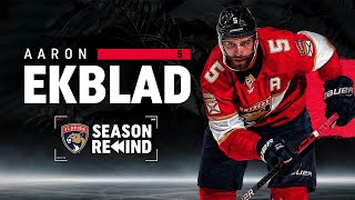 Season Rewind Aaron Ekblads Highlights from 202021 [upl. by Irtimd]