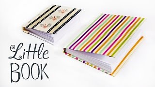 How to make a paper little book  DIY Paper Book  Paper Notebook Mini DIARY [upl. by Nosoj]