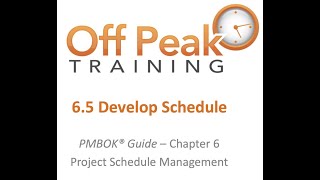 65  Develop Schedule [upl. by Toscano670]