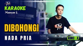 DIBOHONGI KARAOKE  NADA PRIA [upl. by Dat]