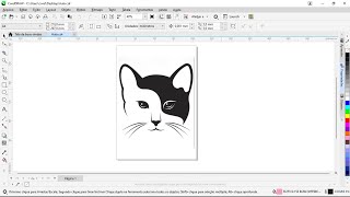 Como vetorizar com ferramenta caneta do corel draw [upl. by Alliuqaj]