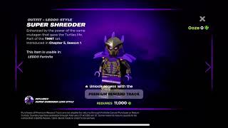 Lego Shredder VS Lego Super Shredder Lego Fortnite TMNT [upl. by Aohsoj183]