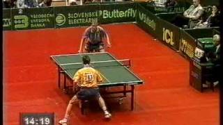 Waldner wins 1996 European Championships [upl. by Atiuqin]