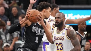 Los Angeles Lakers vs San Antonio Spurs  Full Game Highlights  November 15 2024 Emirates NBA Cup [upl. by Toomay]