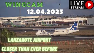 🟢 12042023  Lanzarote Airport Live Stream  GCRR ACE  Canary Islands  Spain ✈️ [upl. by Fairman]