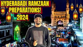 HYDERABADI RAMZAN KI TAIYYARI 2024  HYDERABAD VLOG  WTF [upl. by Nomla603]