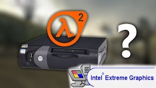 Intel Extreme Graphics Gaming  HalfLife 2 [upl. by Vernor]