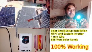 Solar Panel Installation  Energy MPPT  Eastern 3 kw Inverter  Cost Saving Solar [upl. by Jacobsohn825]